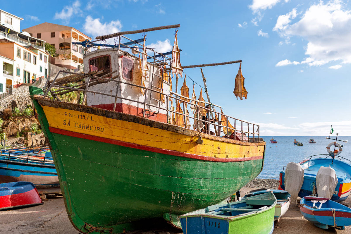 Fischerboot in Camara de Lobos