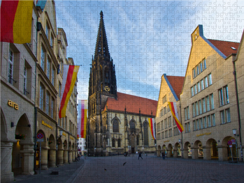 Die St. Lamberti-Kirche am Prinzipalmarkt in Münster