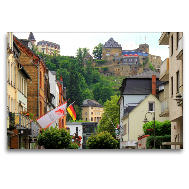 St. Goar am Mittelrhein mit Blick auf die Burg Rheinfels