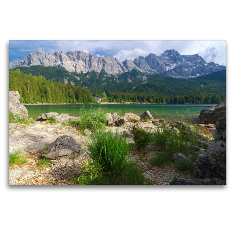 Der Eibsee und die Zugspitze