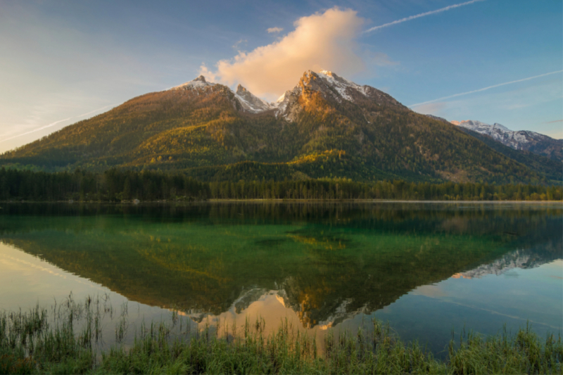 Hintersee und Hochkalter in Ramsau