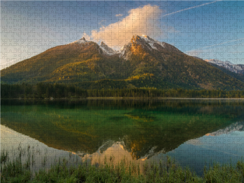 Hintersee und Hochkalter in Ramsau