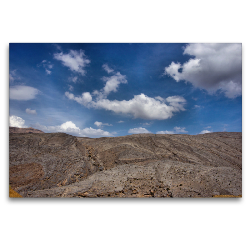 Landschaft im Gebirge um Jebal Shams