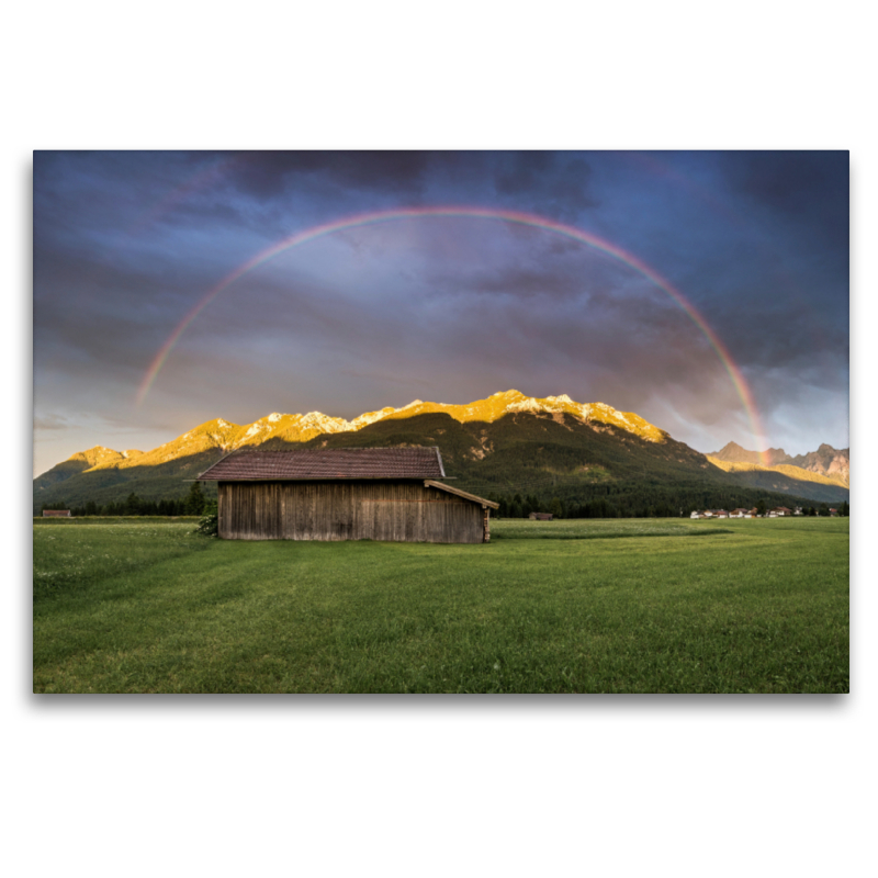 Regenbogen über dem Karwendel