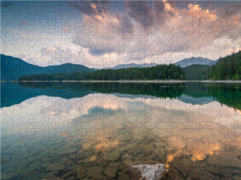 Morgen am Eibsee