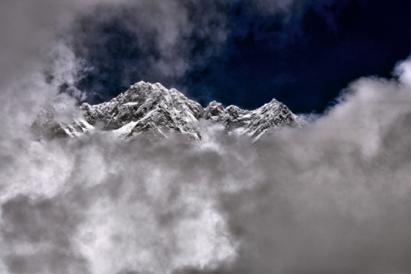 Lhotse (8516 m) und Lhotse Shar (8383 m)