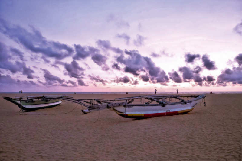 Abendstimmung auf Sri Lanka