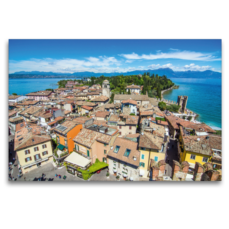 Blick auf Sirmione und den südlichen Gardasee