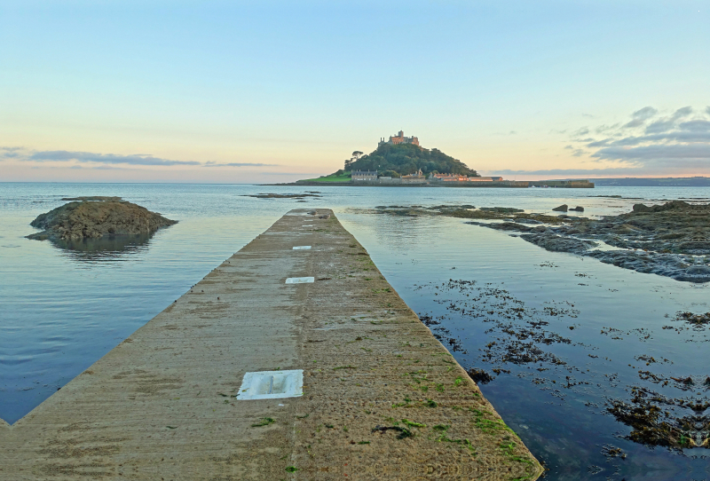 St. Michael`s Mount bei Sonnenuntergang