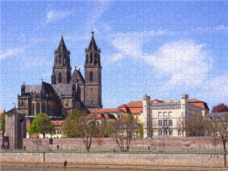 Dom zu Magdeburg St. Mauritius und Katharina im Frühling