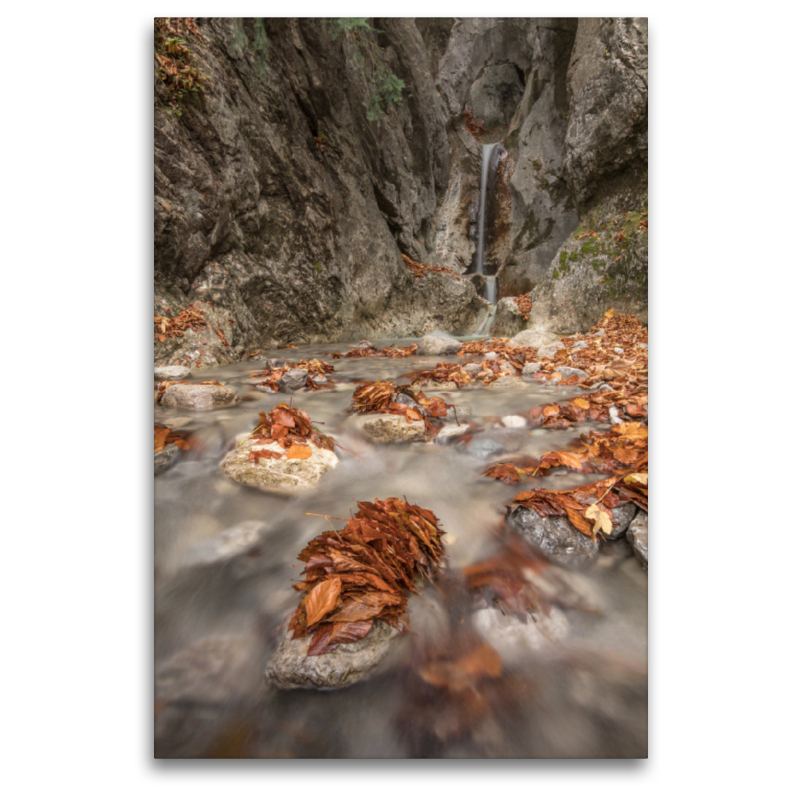 Wasserfall am Kochelsee / Bayern