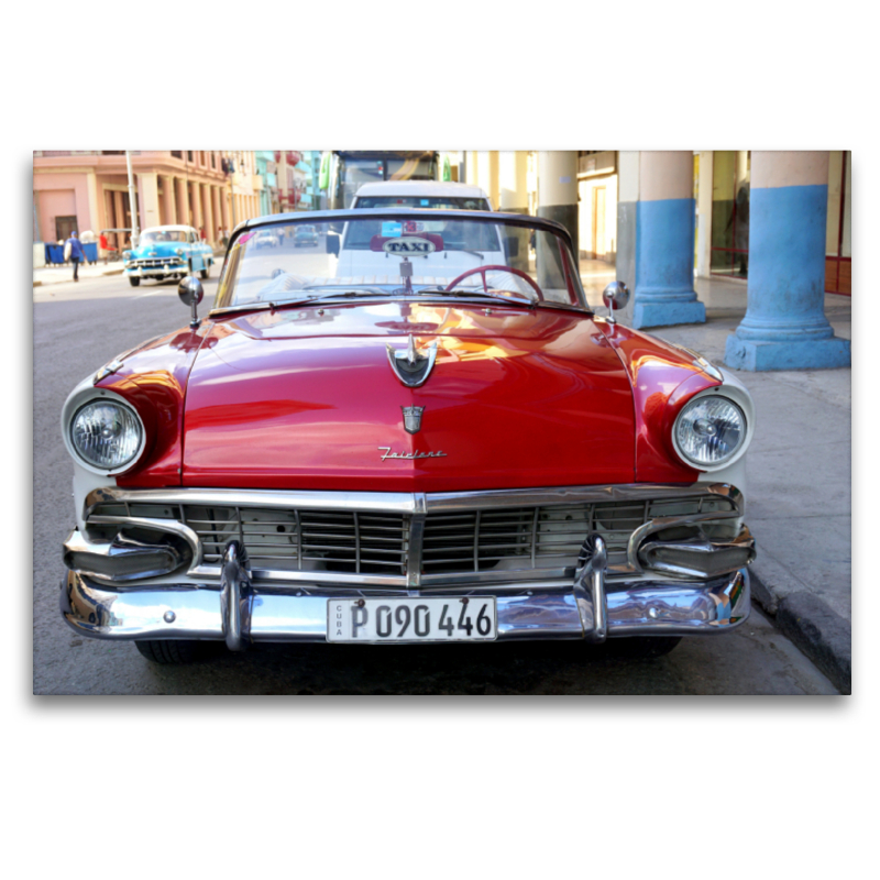 Der Oldtimer Ford Sunliner in Havanna