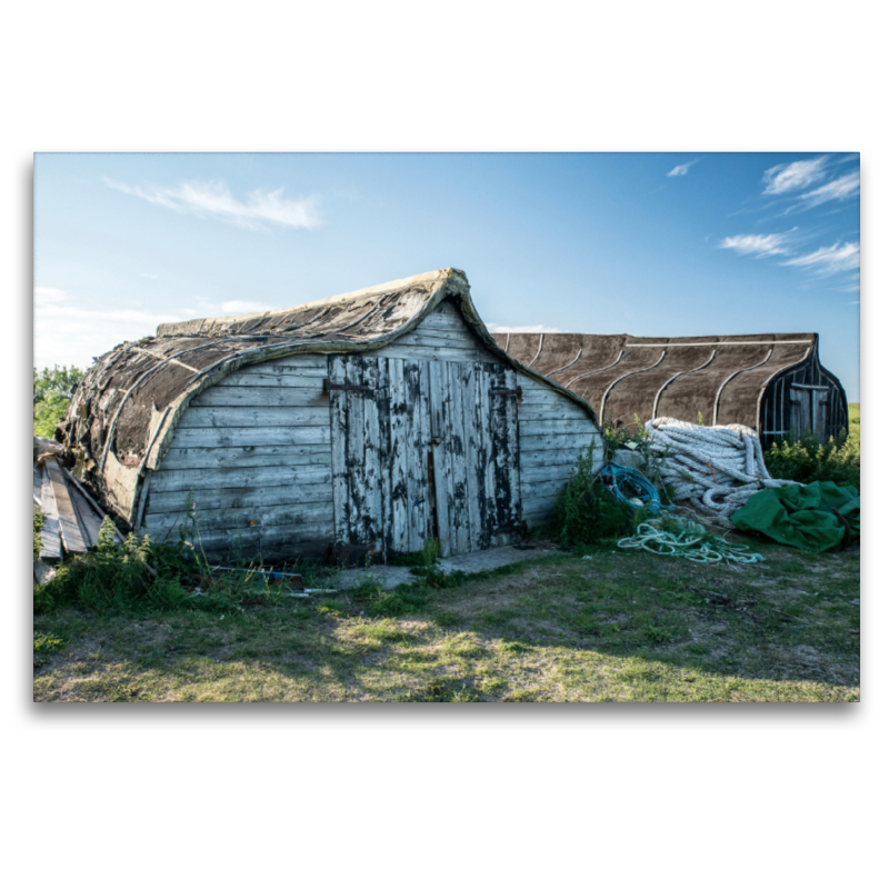 Bootsschuppen auf Lindisfarne (Holy Isle)