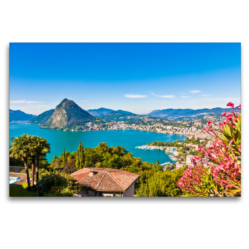 Lugano am Luganer See im Tessin