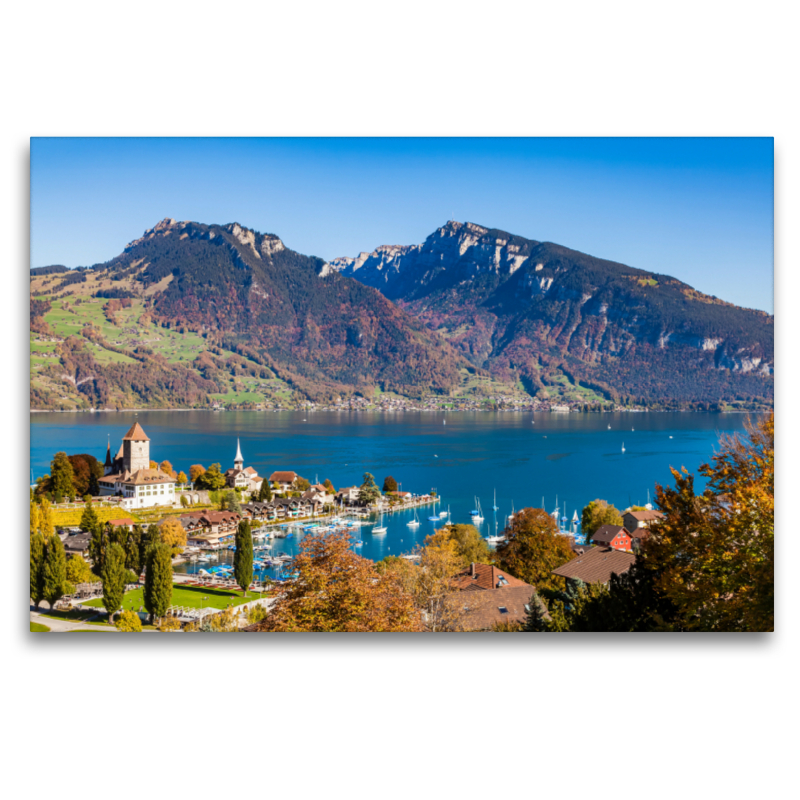 Spiez am Thunersee in der Schweiz