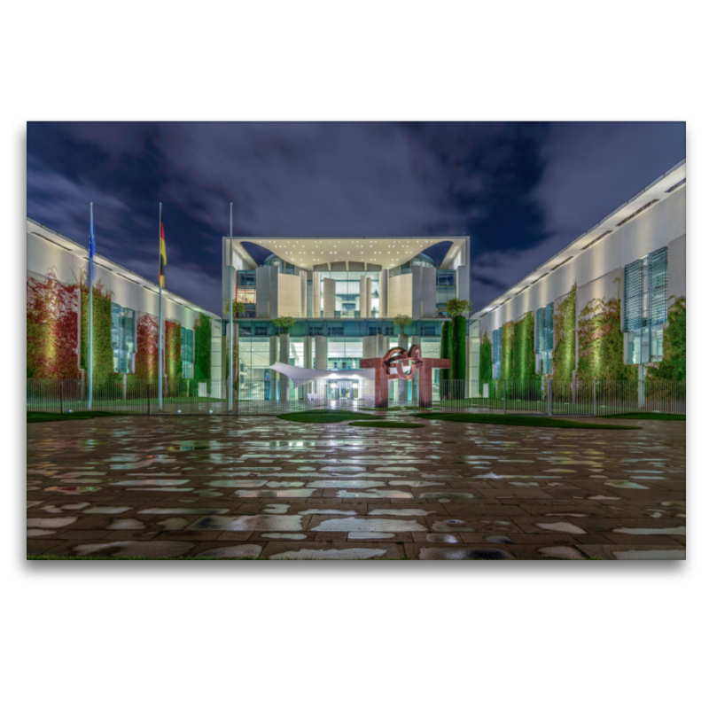 Bundeskanzleramt in der Nacht