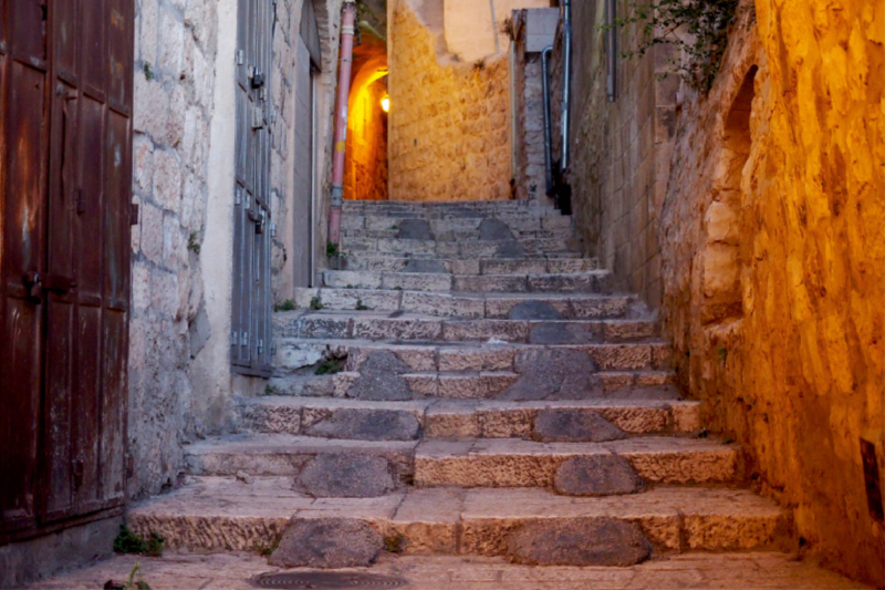 Gasse im christlichen Viertel