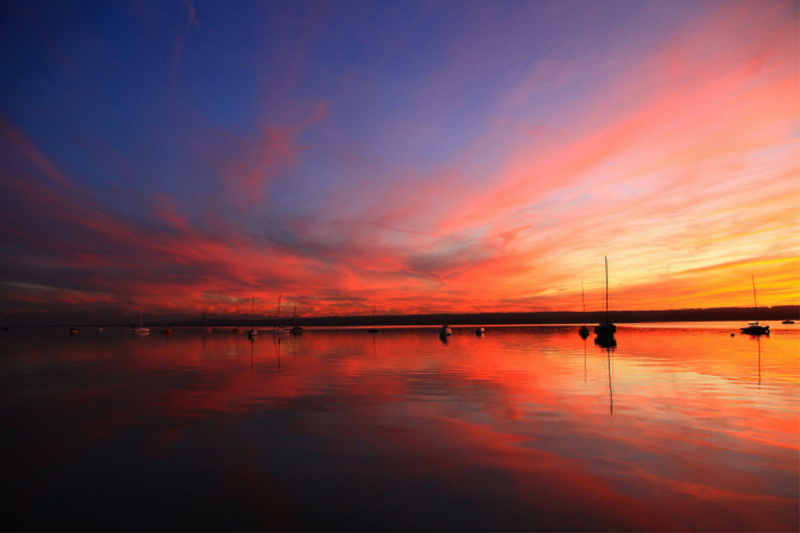 Wolkenschauspiel am Ammersee