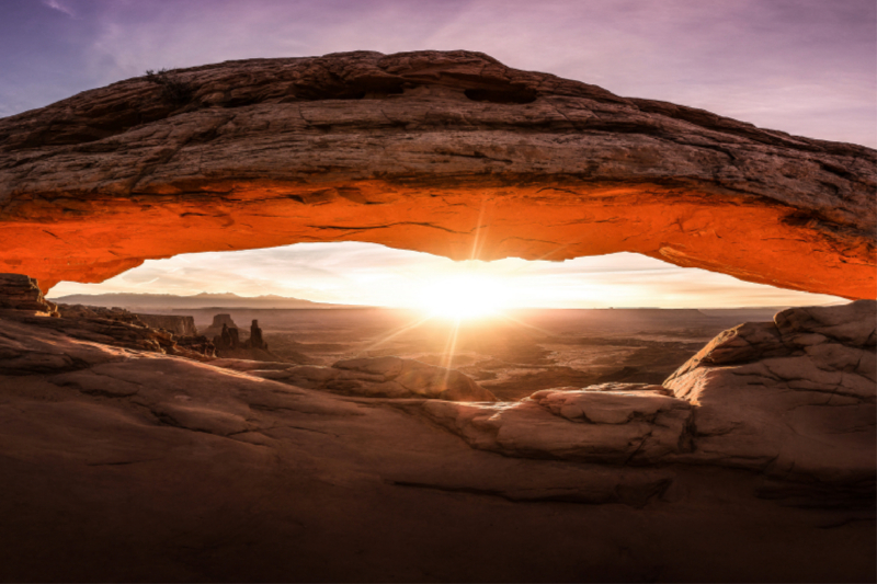 mesa arch - canyonlands national park - utah - usa