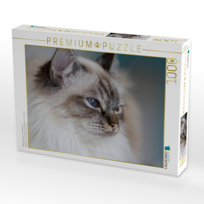 Heilige Birma Katze, seal tabby point (Puzzle) - CALVENDO