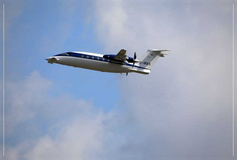 Piaggio P180 Avanti Flugzeug mit Heckpropeller