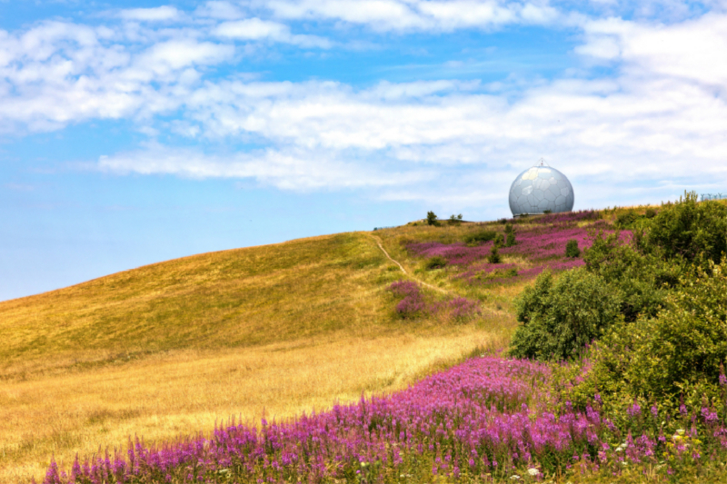 Auf dem Weg zur Wasserkuppe