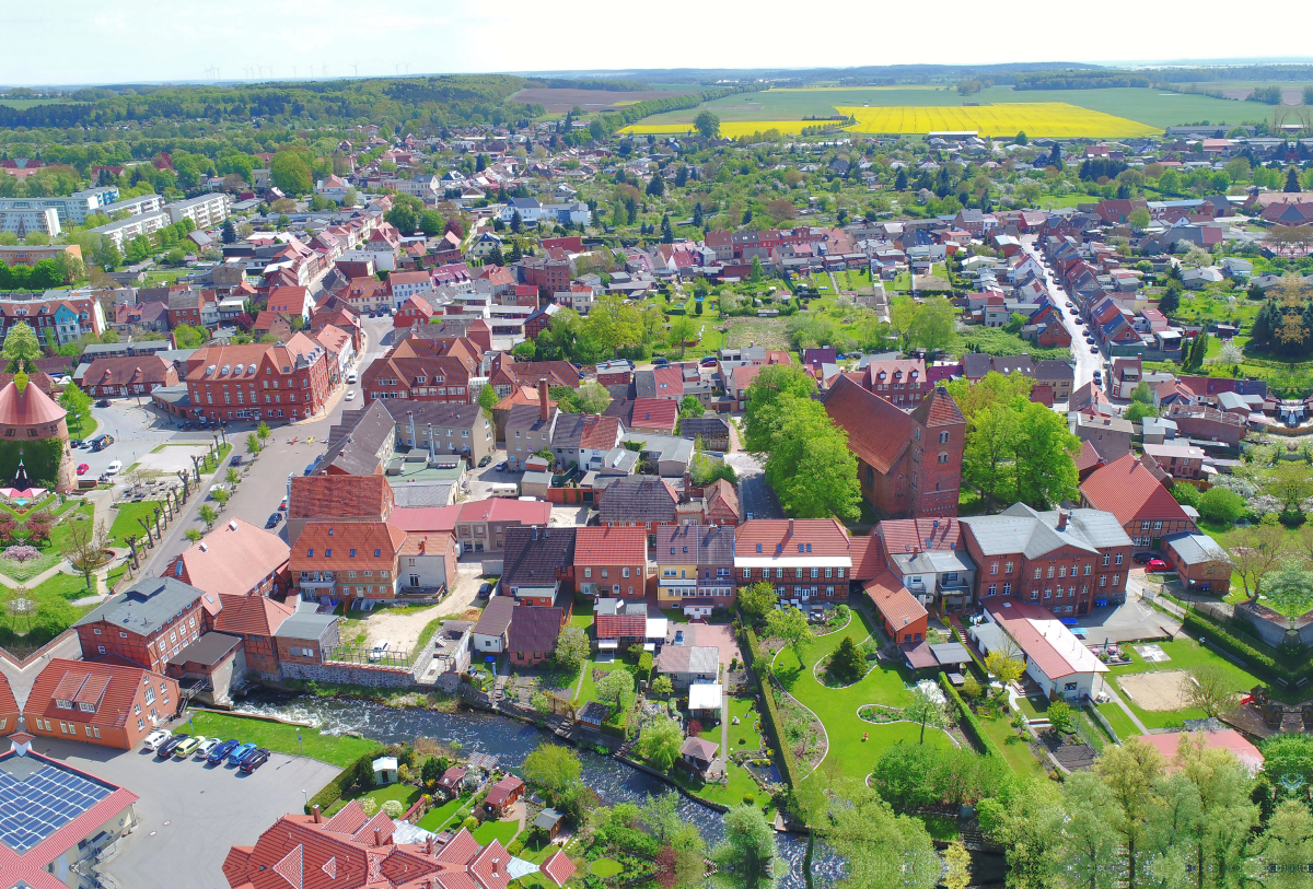 Lübz - Altstadtpanorama