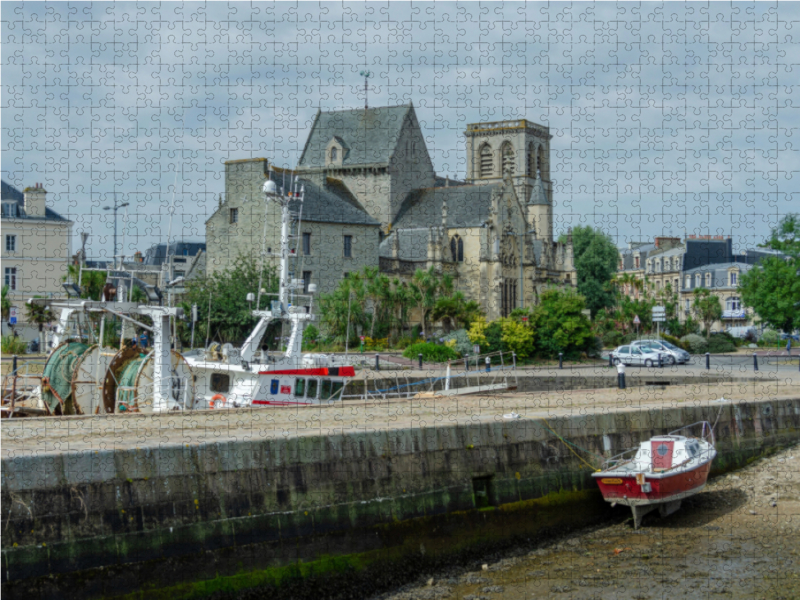 Cherbourg, das Meer in der Stadt