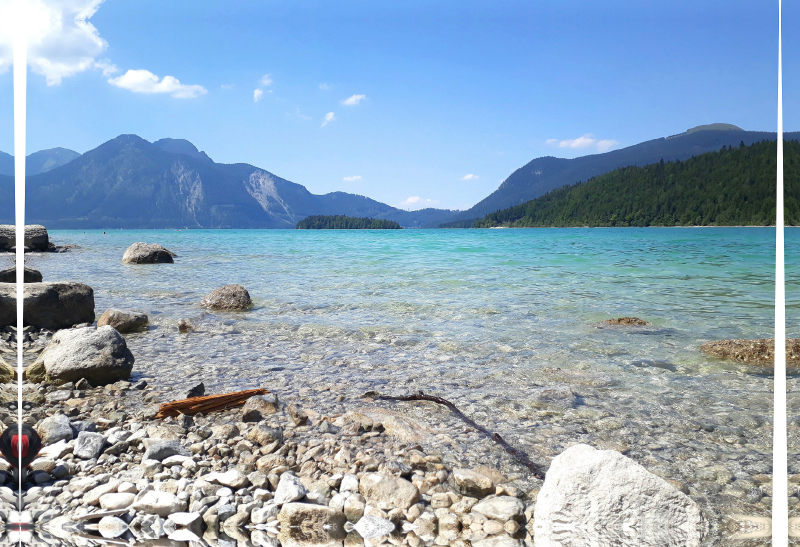 Wunderschöner Walchensee in Oberbayern