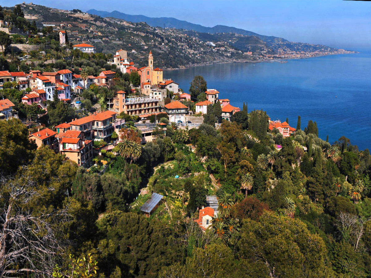 Landschaft bei Capo Mortola