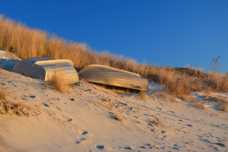 Boote in der Abendsonne