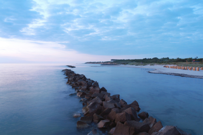 Abendstimmung über dem Meer bei Wustrow