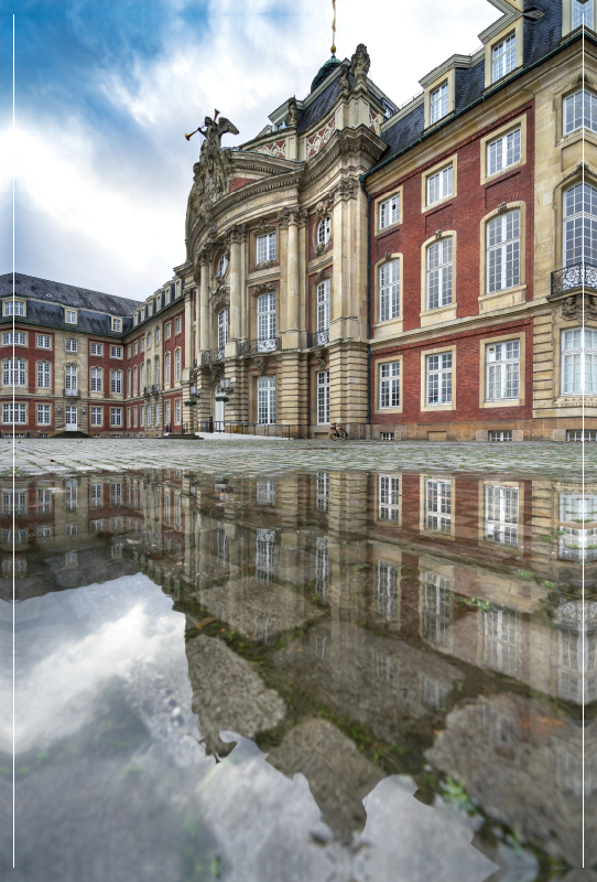 Fürstbischöfliches Schloss Spiegelung