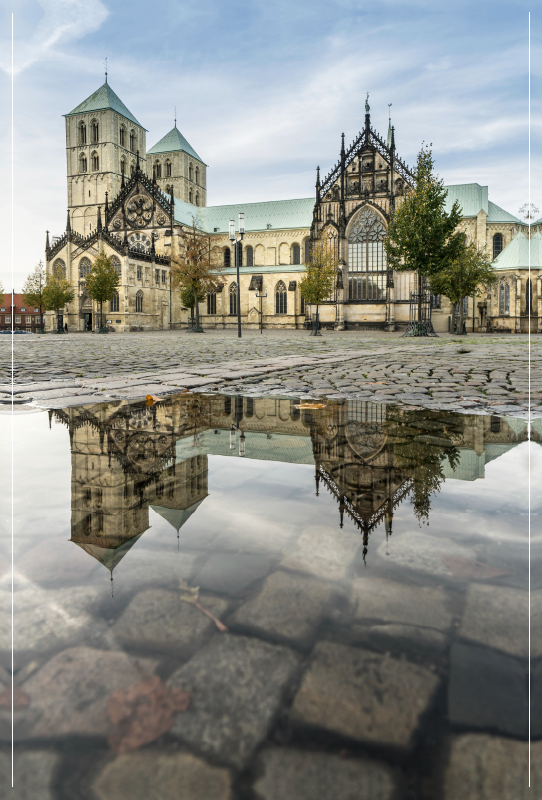 Spiegelung Dom Münster