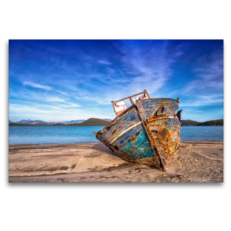 Fischerboot am Strand