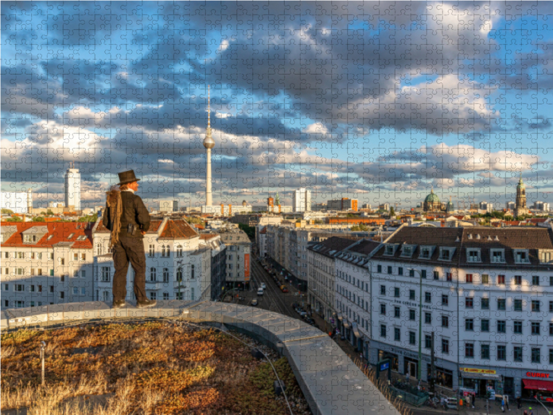 Schornsteinfeger am Rosenthaler Platz in Berlin