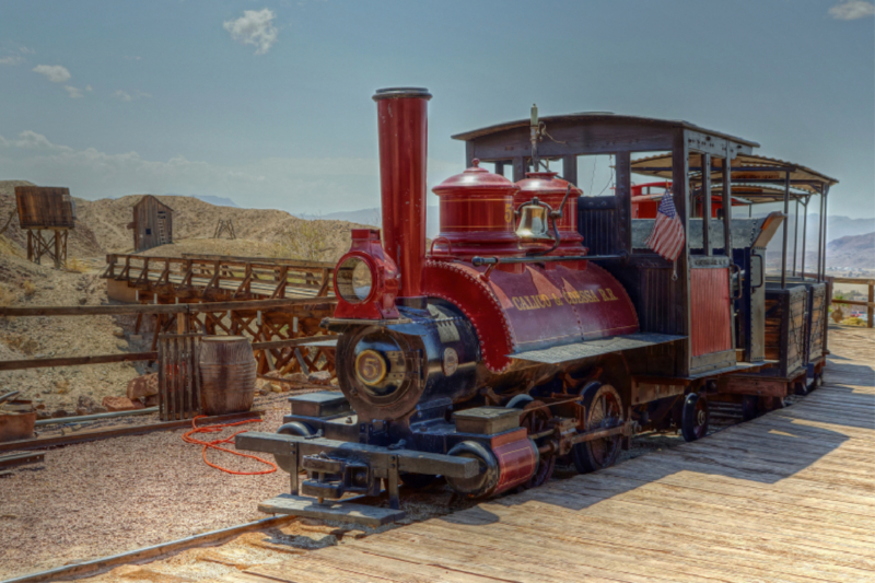 Calico Ghost Town - Historische Lokomotive