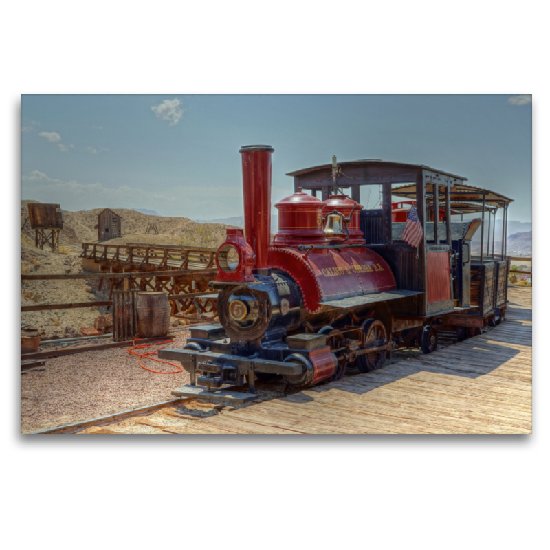 Calico Ghost Town - Historische Lokomotive