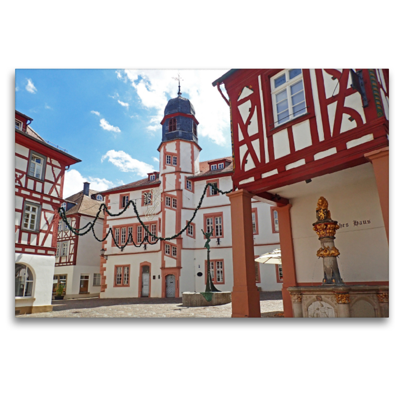 Am Fischmarkt mit dem 'Volkerbrunnen ' in Alzey