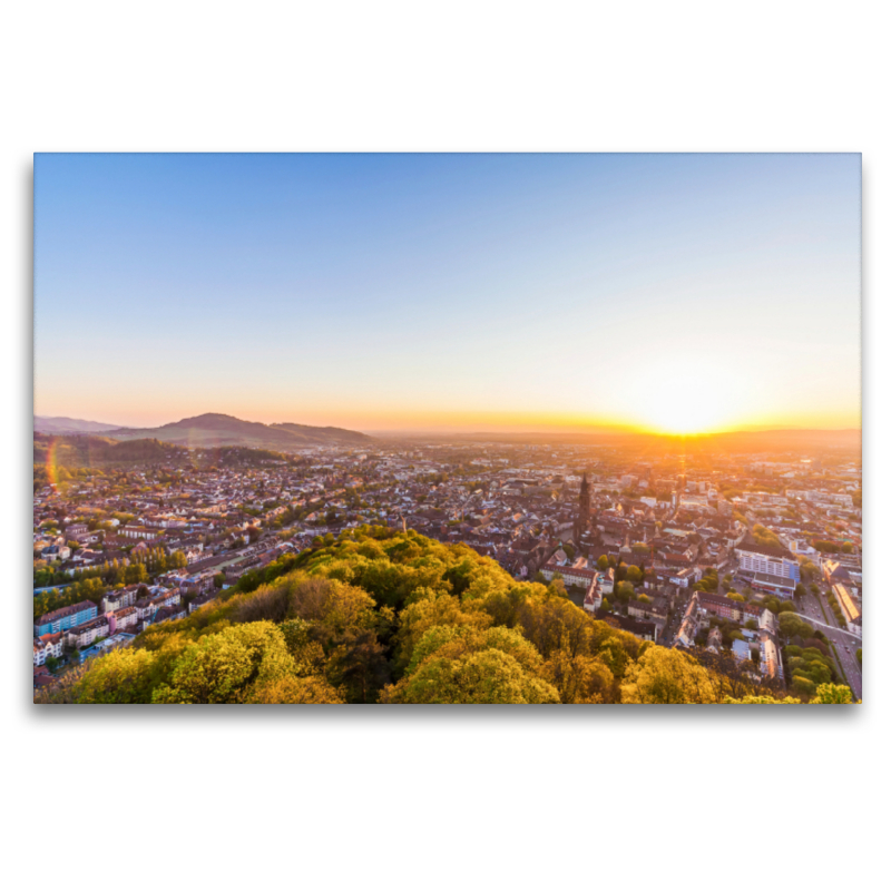 Blick vom Schlossberg auf Freiburg im Breisgau