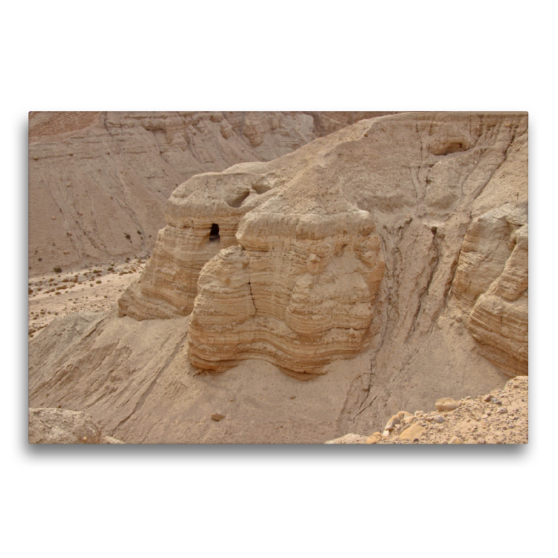 Höhlen von Qumran am Toten Meer. Fundort alter biblischer Schriften.