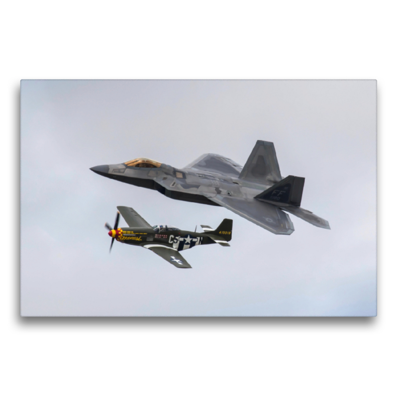 F-22 Raptor / P-51 Mustang