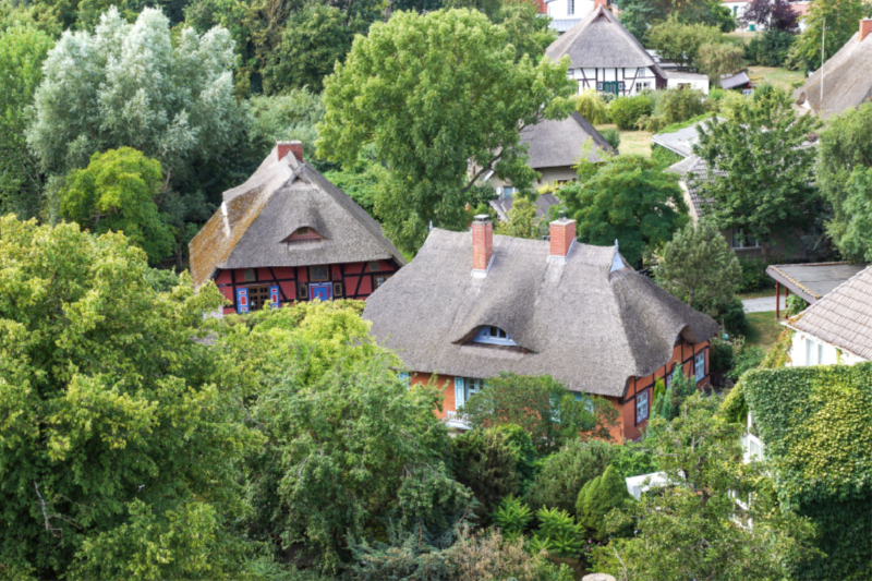 Blick von der Wustrower Kirche