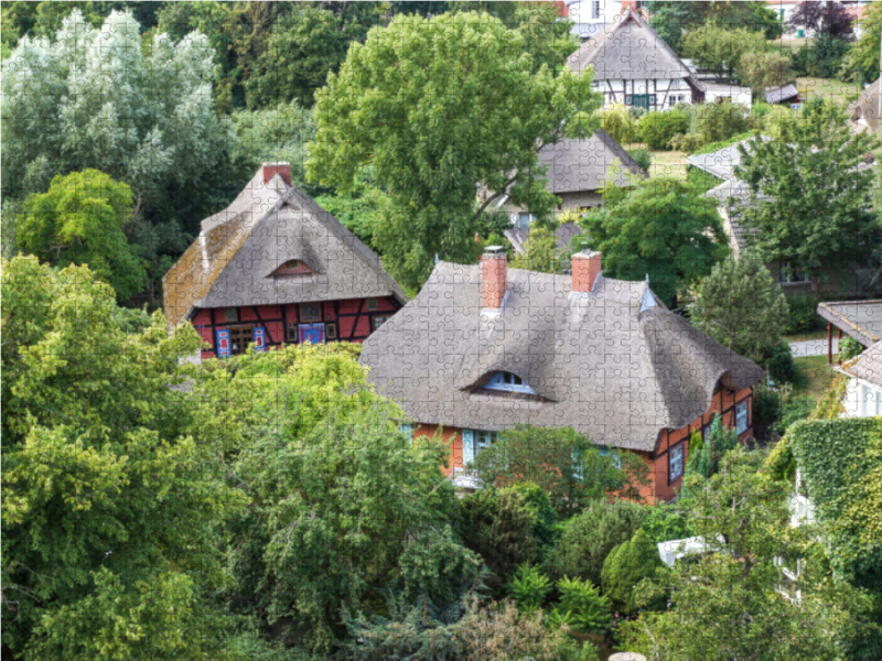 Blick von der Wustrower Kirche