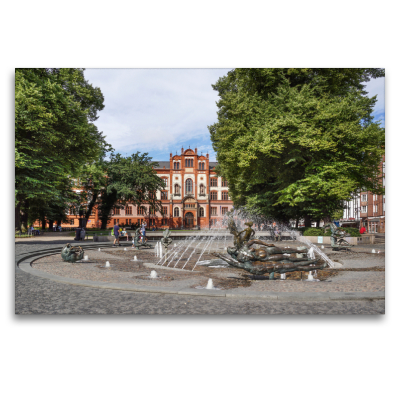 Brunnen der Lebensfreude vor der Universität Rostock