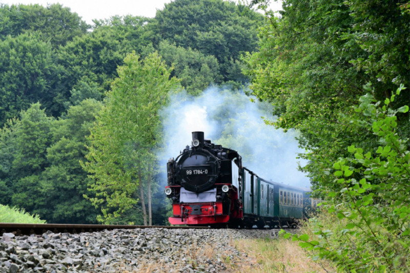 Mit Volldampf über Rügen