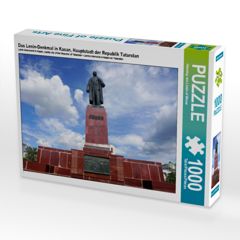 Das Lenin-Denkmal in Kasan, Hauptstadt der Republik Tatarstan