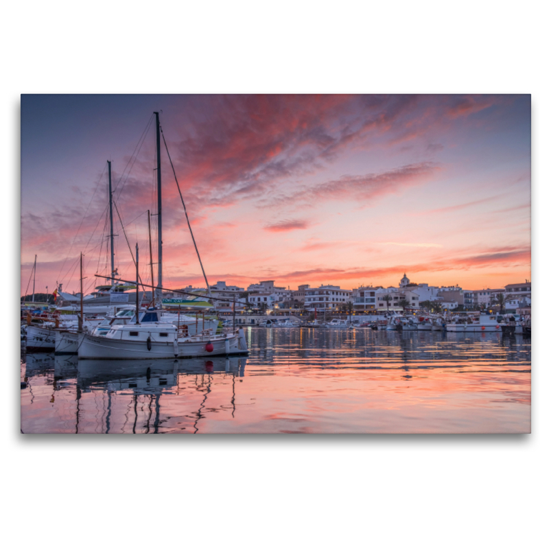 Sonnenuntergang im Hafen von Cala Ratjada