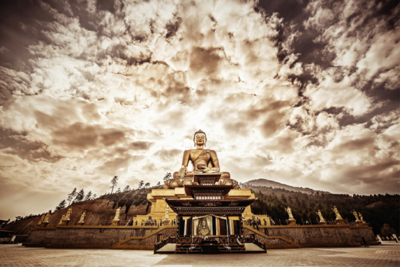 Große Buddha Statue bei Timphu, Bhutan