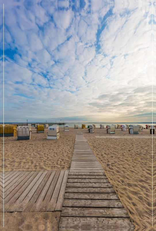 PELZERHAKEN Abendatmosphäre am Strand